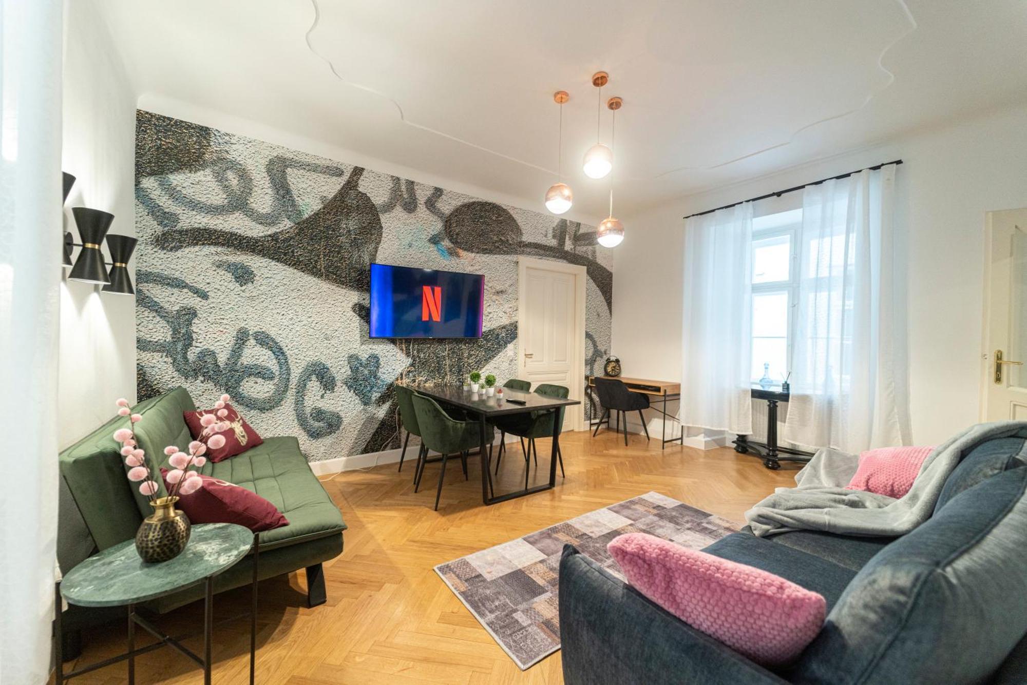 Central Stephansdom Apartment I Netflix I Self Check In เวียนนา ภายนอก รูปภาพ